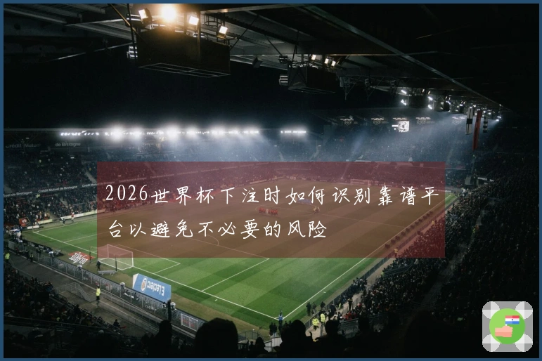 2026世界杯下注时如何识别靠谱平台以避免不必要的风险